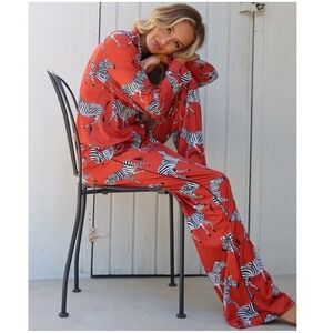 Noli Zebra Print Long Sleeve Pajama Set